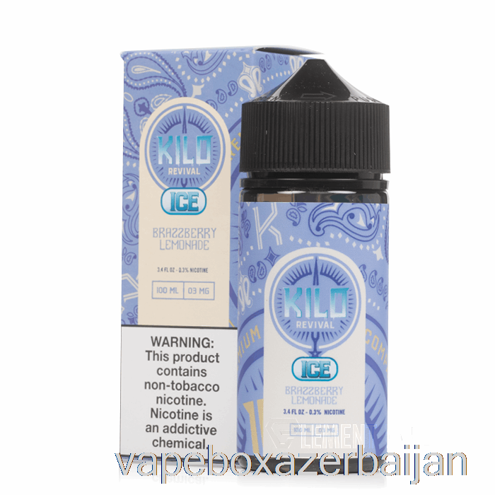 Vape Baku ICE Brazzberry Lemonade - KILO Revival - 100mL 3mg